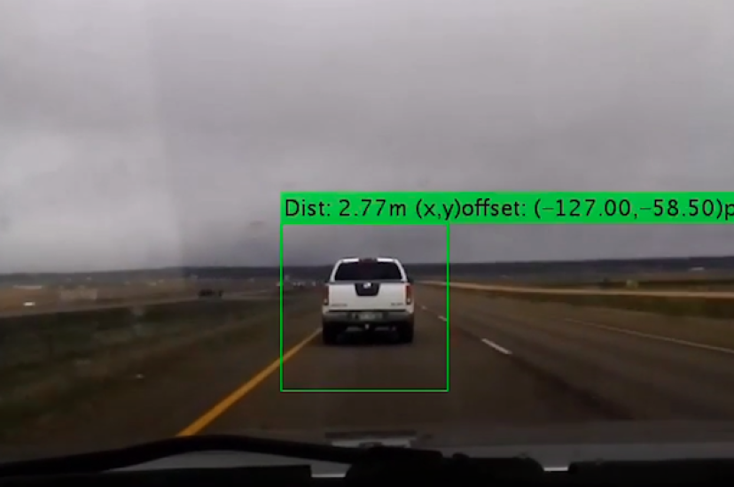Depth imaging is valuable for autonomous vehicles' ability to judge distances from other objects (Image: Stack Overflow) 