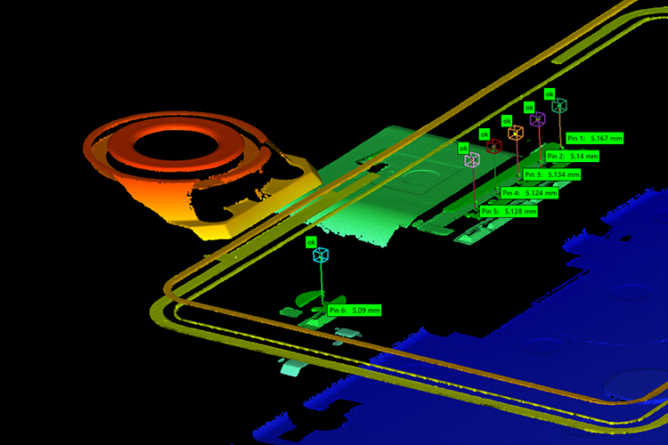 Metrology pin inspection