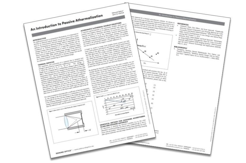 Edmund Optics WP an introduction to passive athermalization