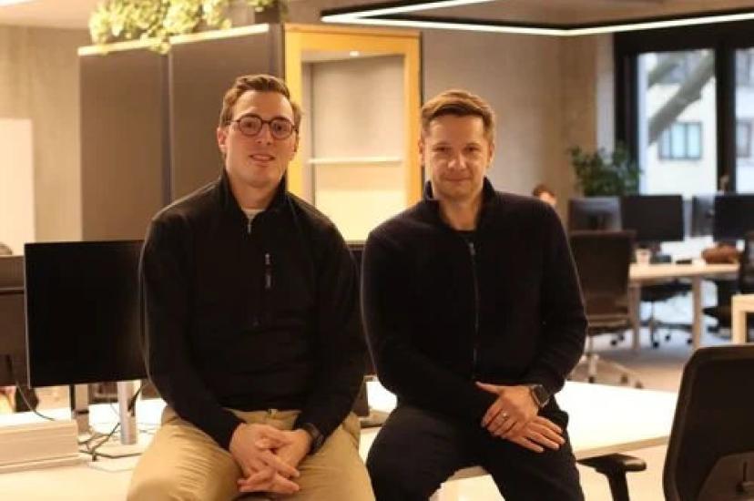 Deltia.ai co-founders, Max Fischer (left) and Silviu Homoceanu (right)