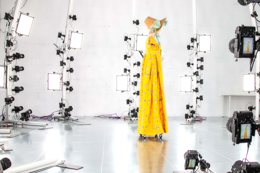3D model camera rig. Photogrammetry
