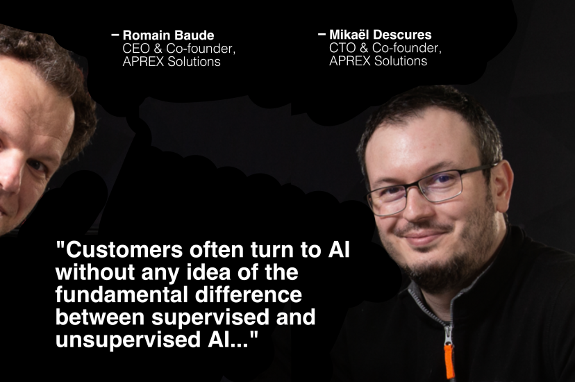 Romain Baude and Mikaël Desecures, CEO and CTO of APREX Solutions
