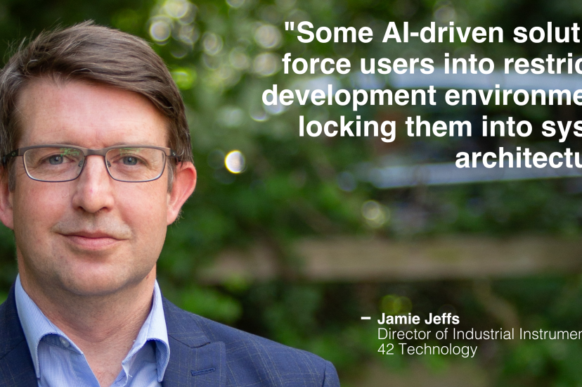 Jamie Jeffs, Director of Industrial Instrumentation at 42 Technology