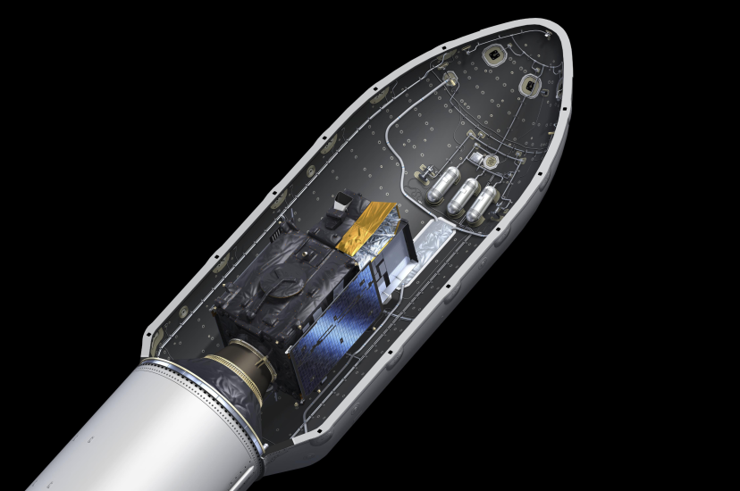MTG-S1 and Sentinel-4 inside Falcon 9 