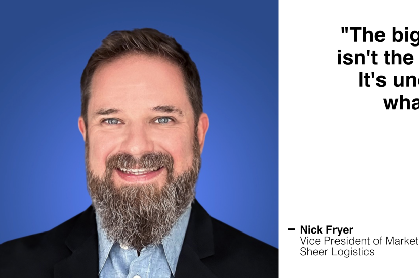 Nick Frye, Sheer Logistics' Vice President of Marketing