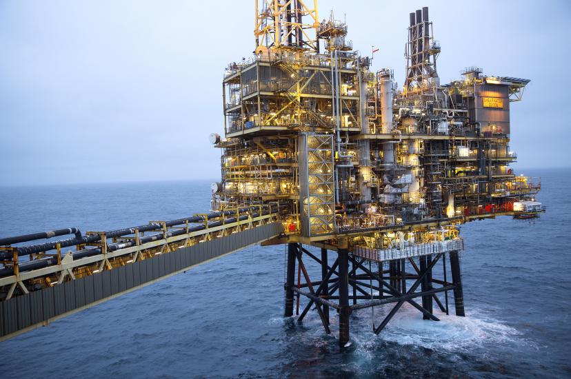 Shell’s North Sea offshore platform