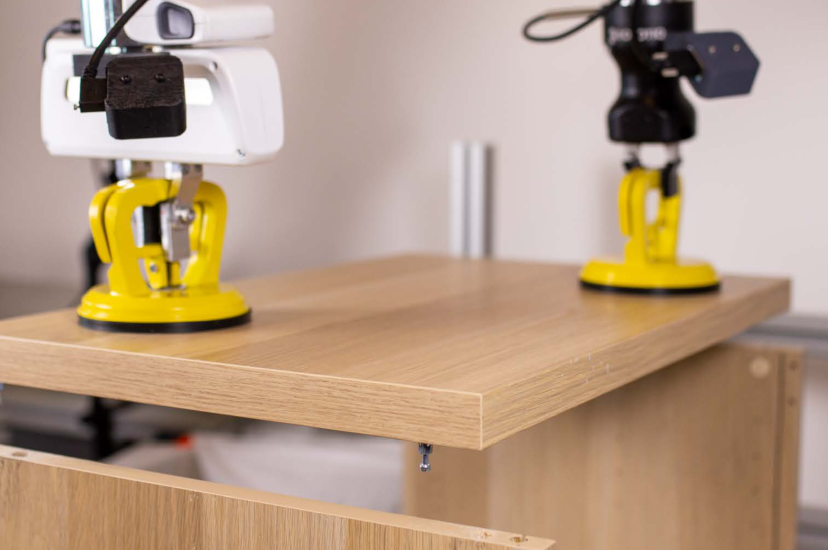 Flat-pack furniture assembly