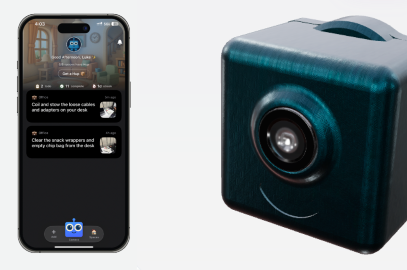 Hup AI app and machine vision camera