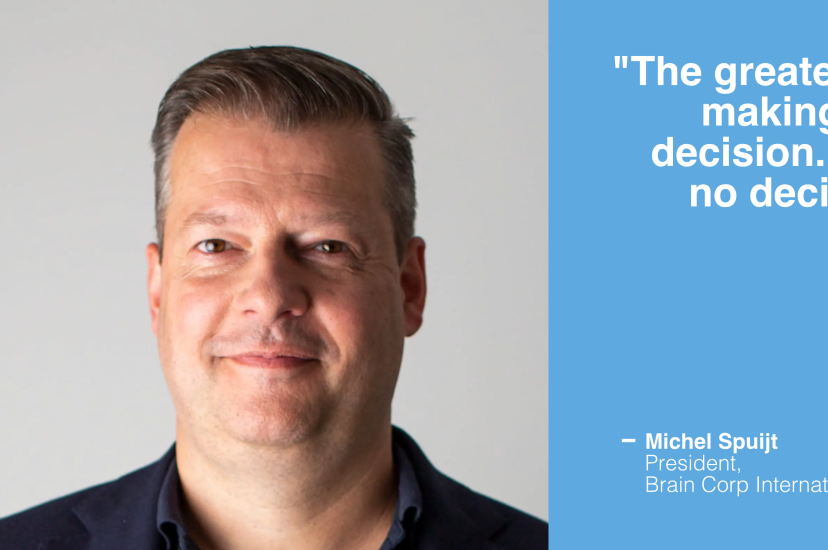 Michel Spruijt, President, Brain Corp International