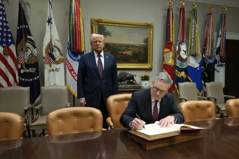 Donald Trump and Sir. Keir Starmer 