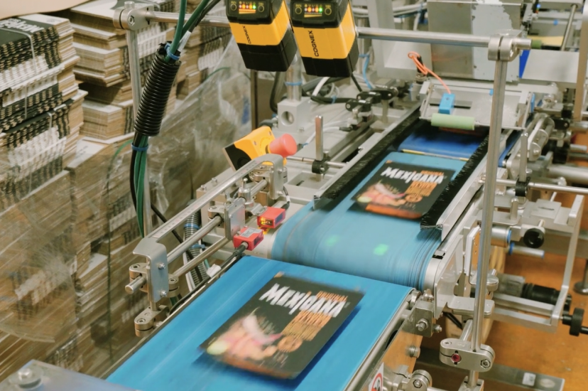 Ilchester Cheese’s Mexicana packaged sliced cheese product on the production line