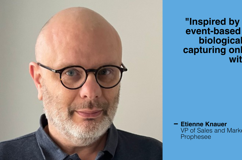 Etienne Knauer, VP Sales & Marketing at Prophesee