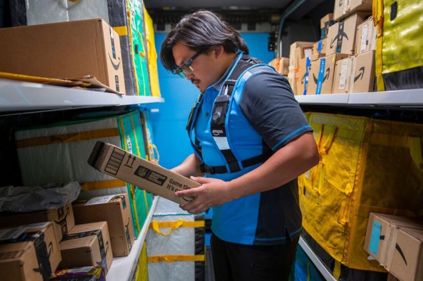 Amazon package delivery