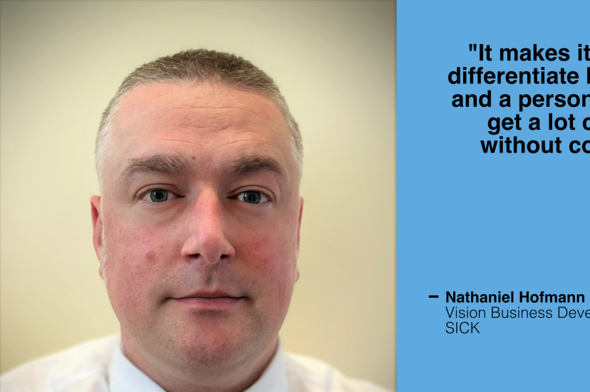 Nathaniel Hofmann, Vision Business Developer, SICK