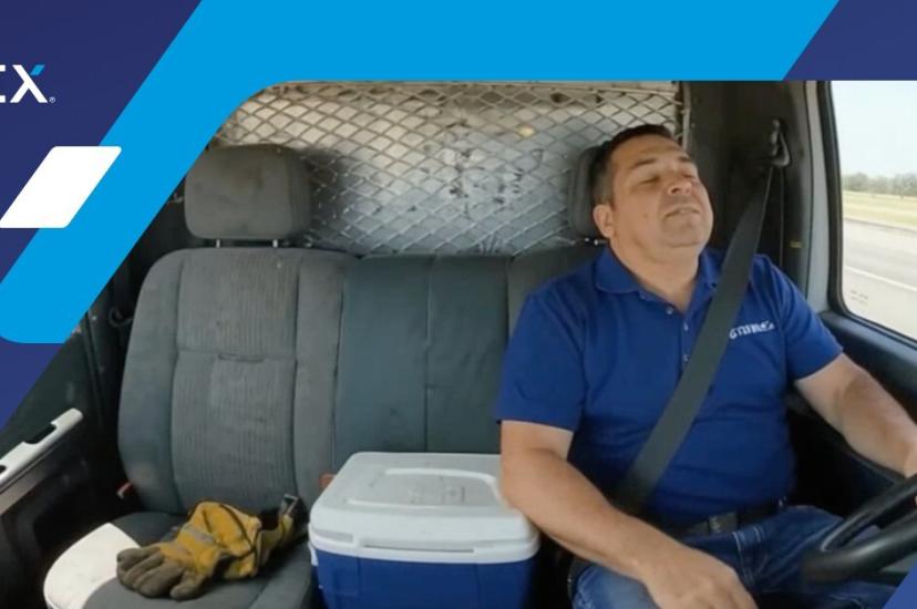 Lytx Fatigue Detection camera in operation