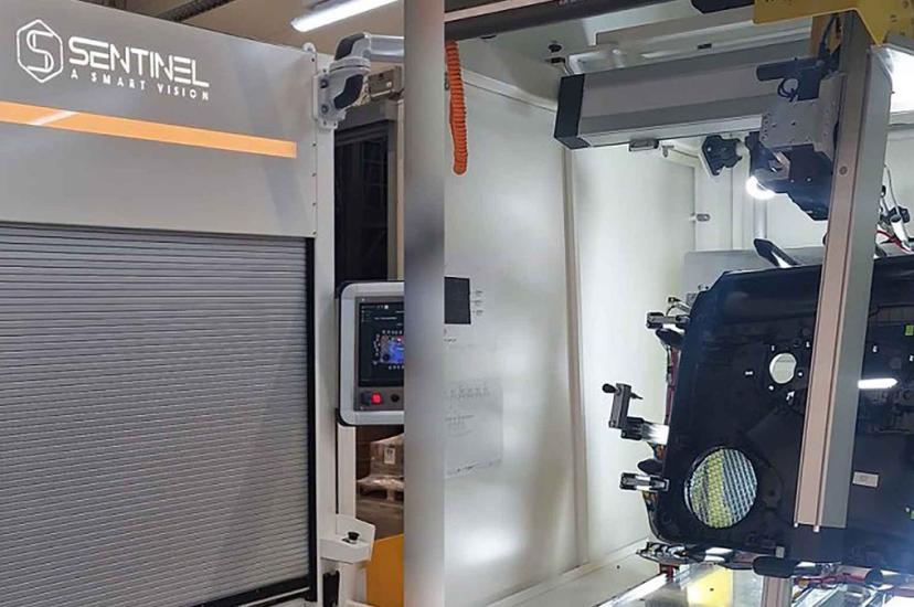 Inspection of car doors during manufacturing