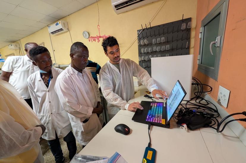 Diagnostics training in Monrovia, Liberia