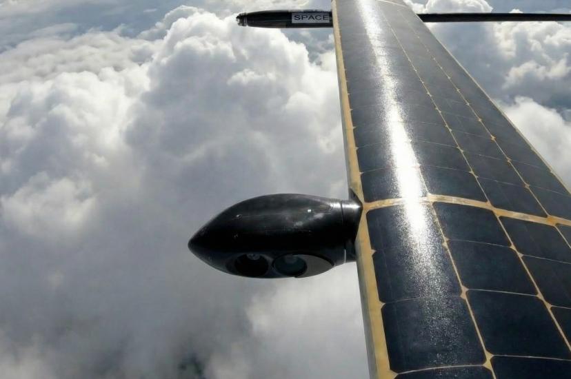 Image taken from the UAVOS payload onboard device while in flight