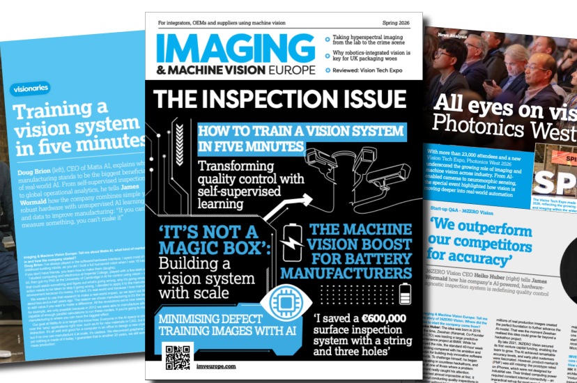 Imaging & Machine Vision Europe Spring 2026