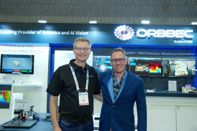 Brad Suessmith, Robotics Sales Manager at Orbbec and Patrick Mondi, CEO of Thoro