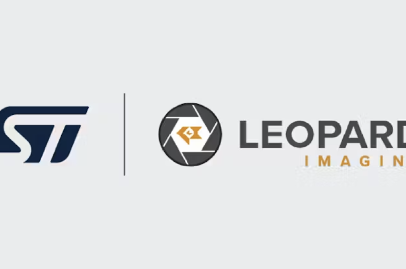 STMicroelectronics and Leopard Imaging logos