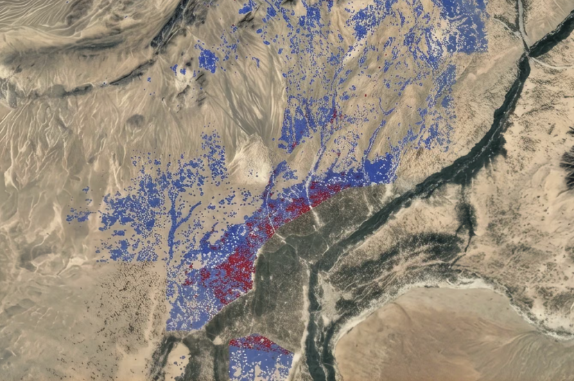 Hyperspectral satellite imagery of opium poppy fields in Afghanistan