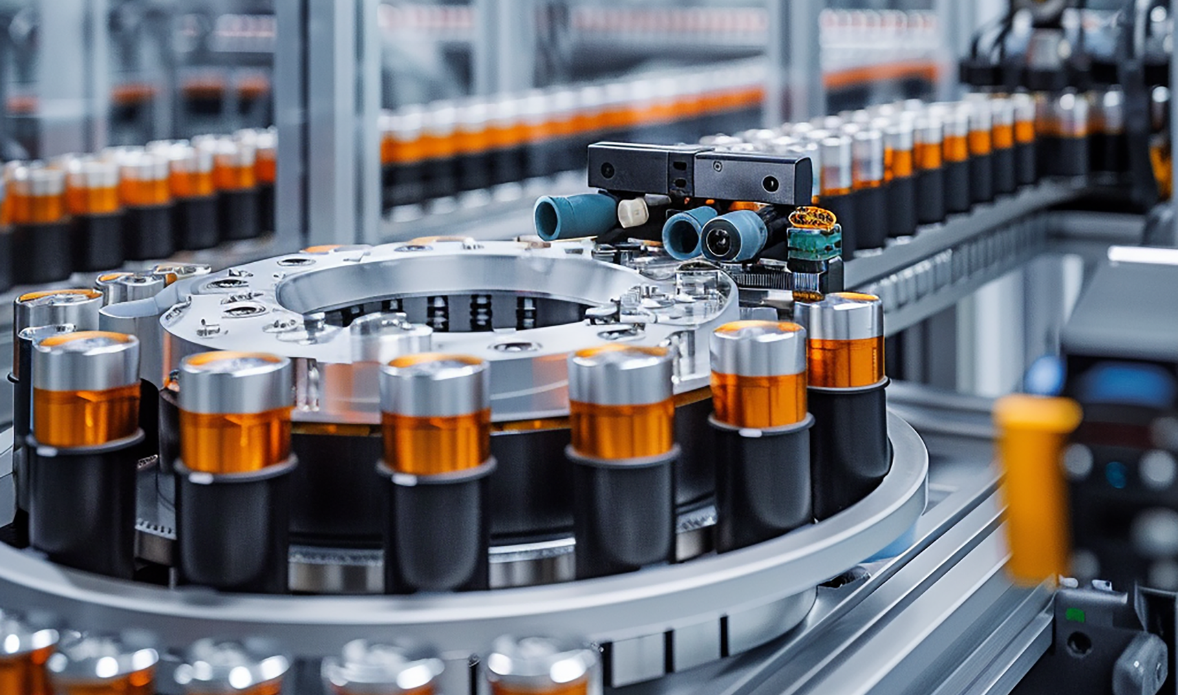 Exemplary illustration of automated battery inspection