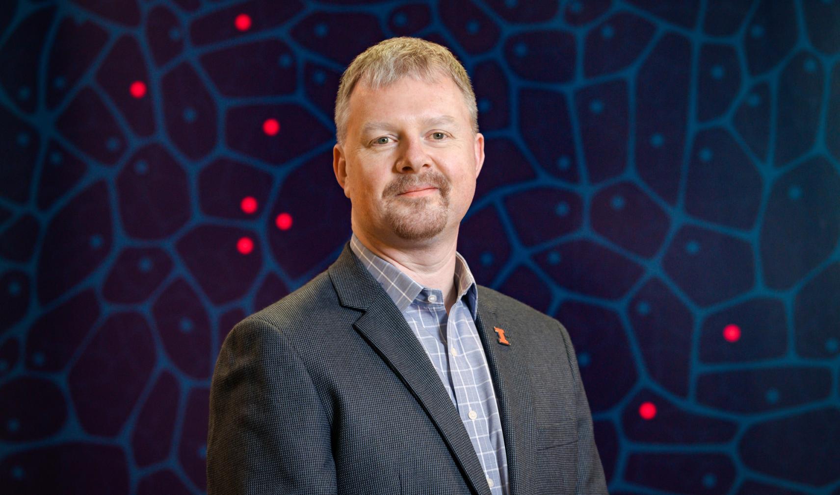 Andrew Leakey, professor of plant biology and crop sciences at the University of Illinois and director of CABBI