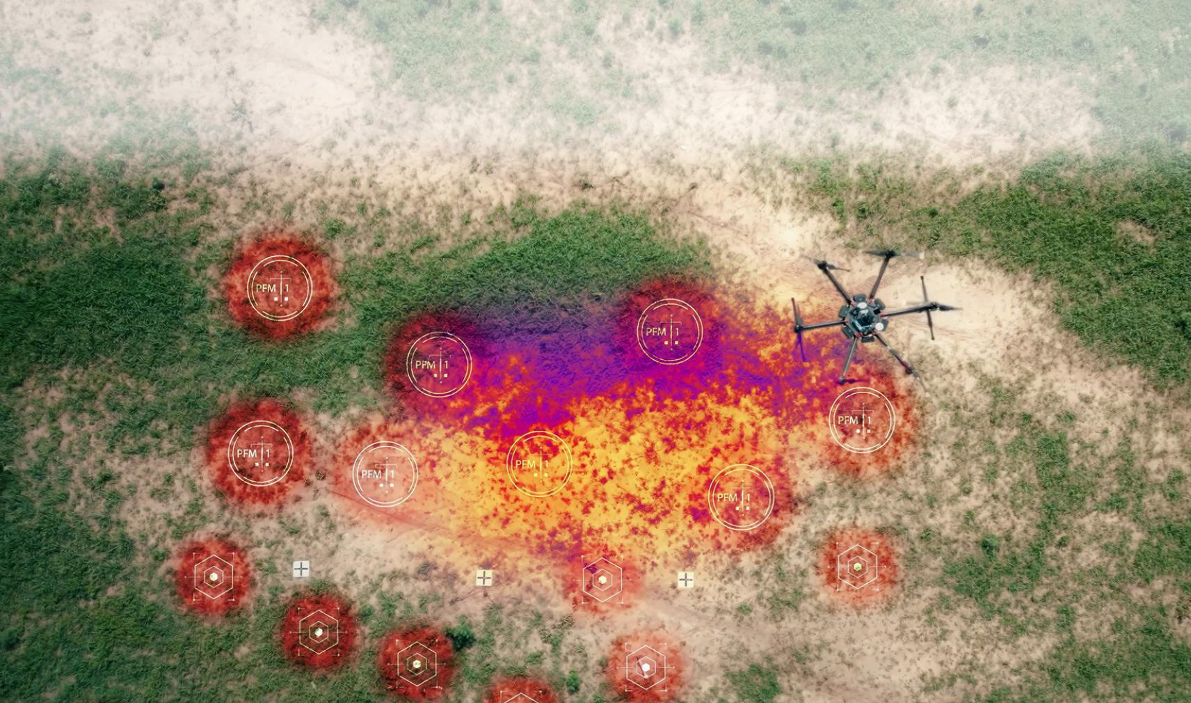 Machine learning detection with drones
