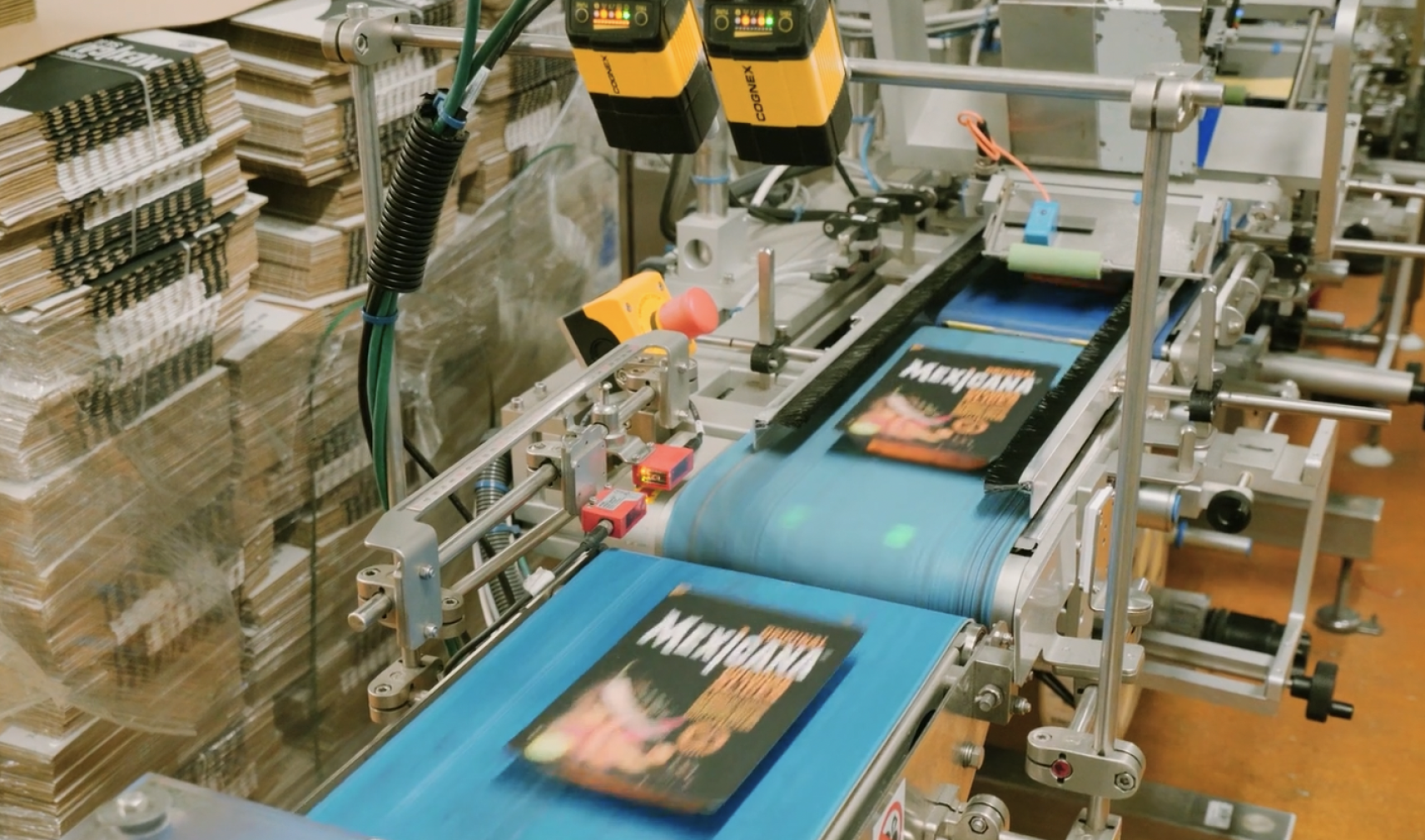 Ilchester Cheese’s Mexicana packaged sliced cheese product on the production line