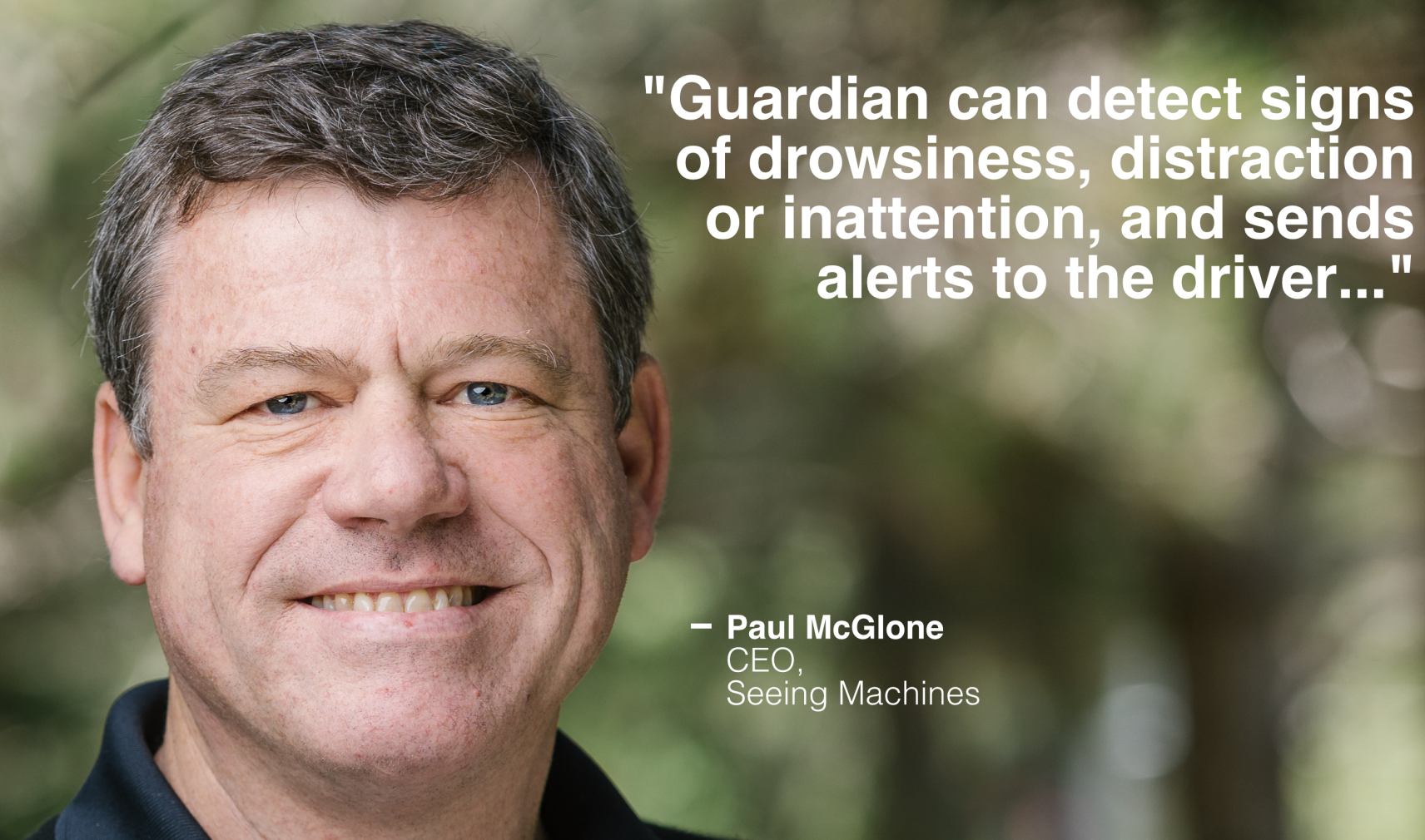 Paul McGlone, CEO, Seeing Machines