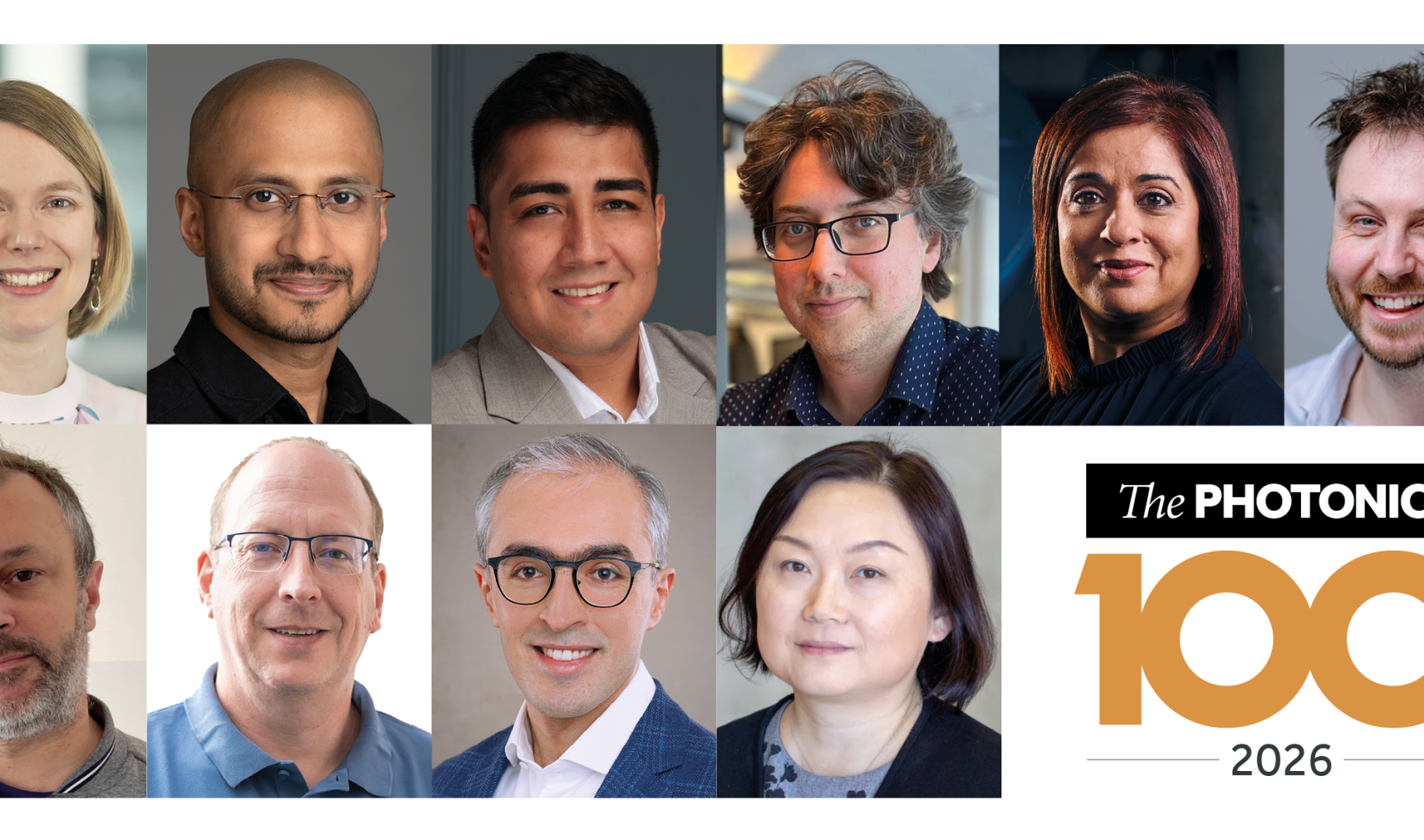 Ten faces from the Photonics100 2026