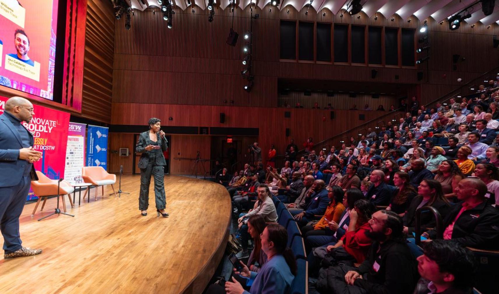 Speaker at DC Startup & Tech Week at the Hopkins Bloomberg Center