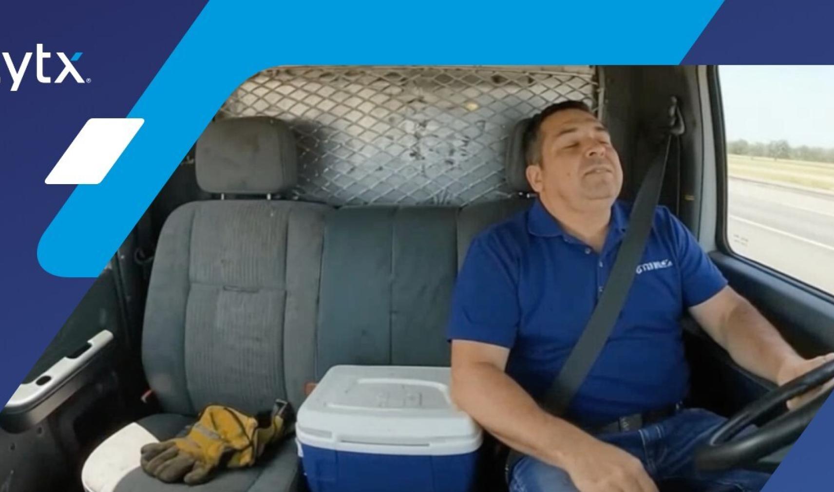 Lytx Fatigue Detection camera in operation