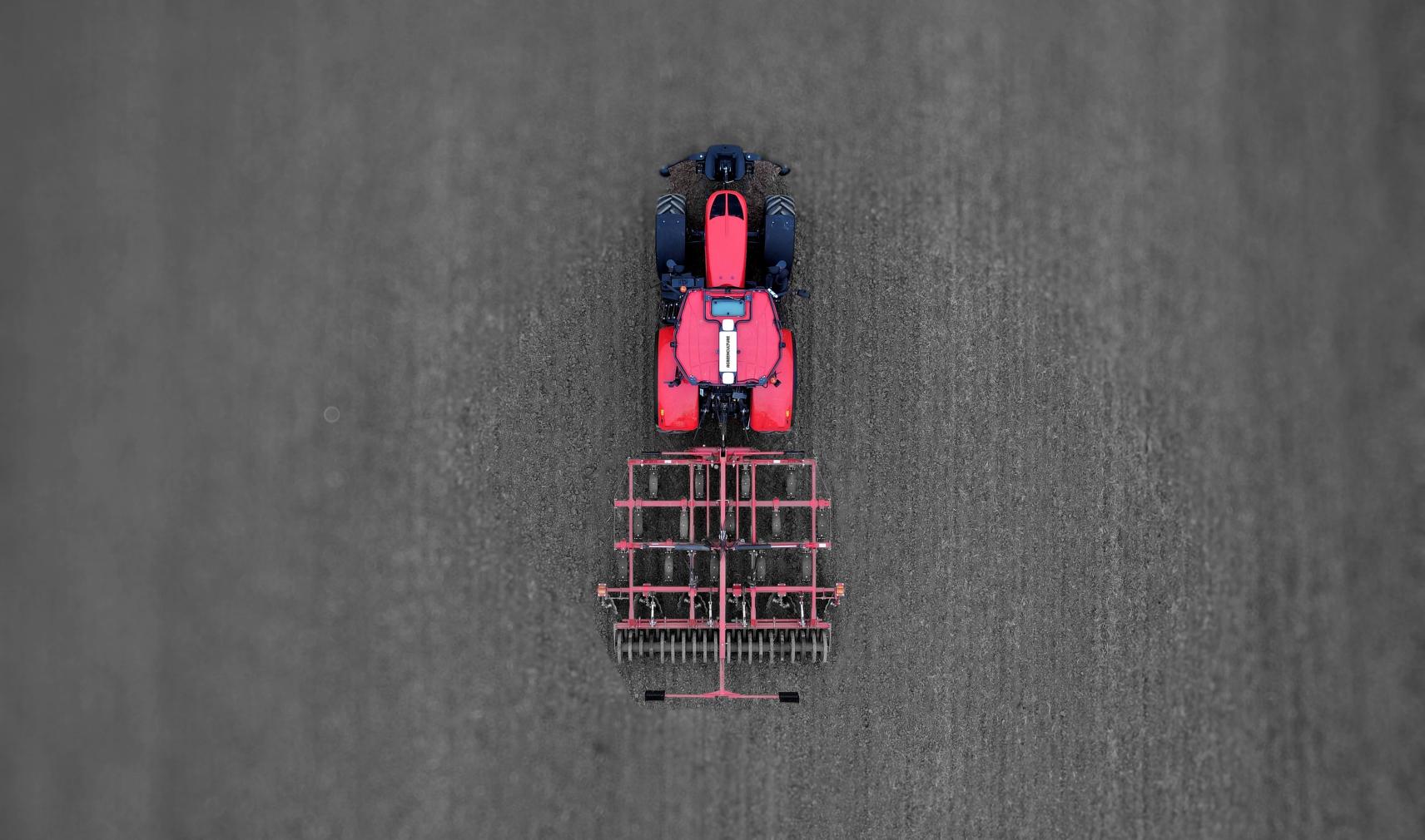 Autonomous tractor with Agreenculture's Autonomy Kit