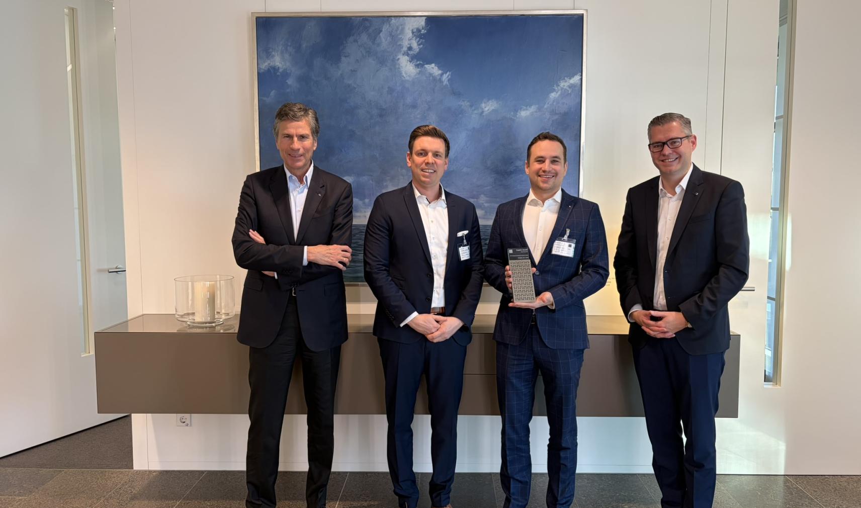 Dr Mathias Kammüller, Alexander Lewinsky, Jan Hartmann and Jan Kistner