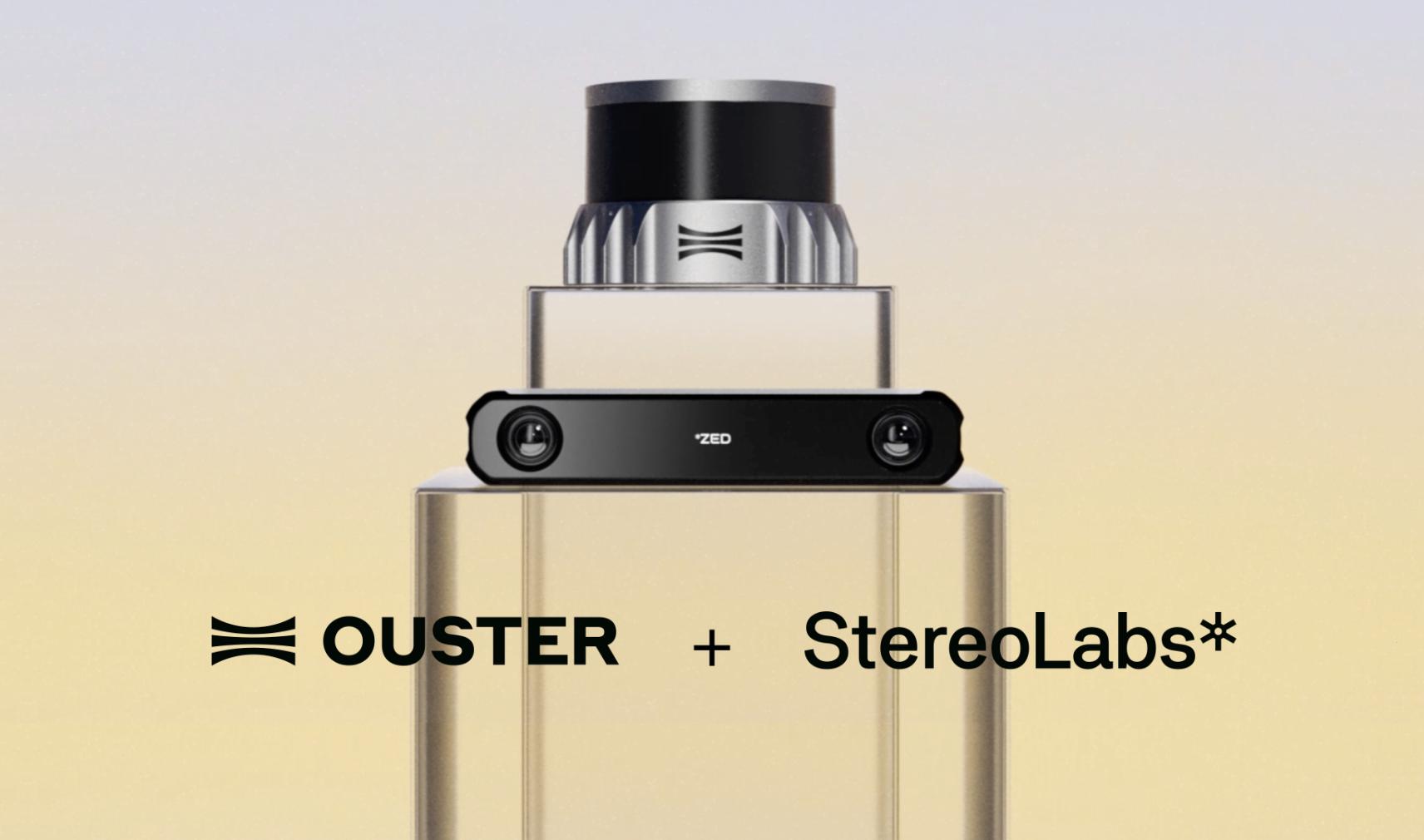 Ouster and StereoLabs