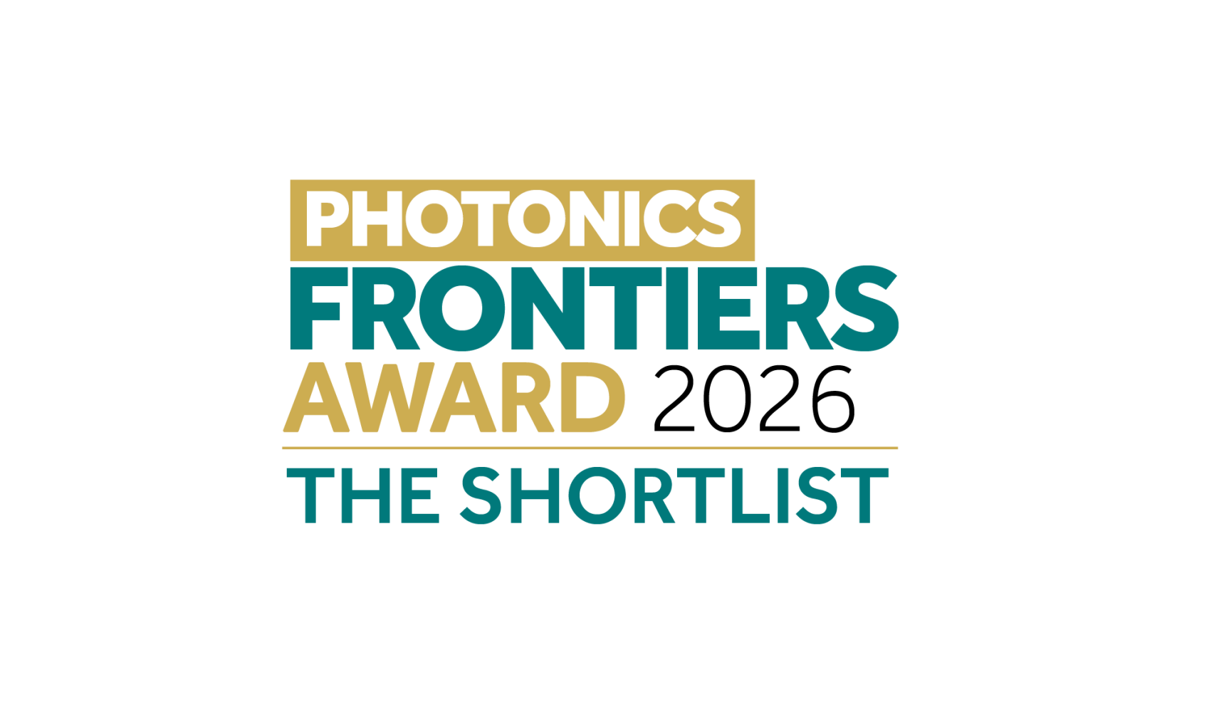 Photonics Frontiers Award 2026 logo