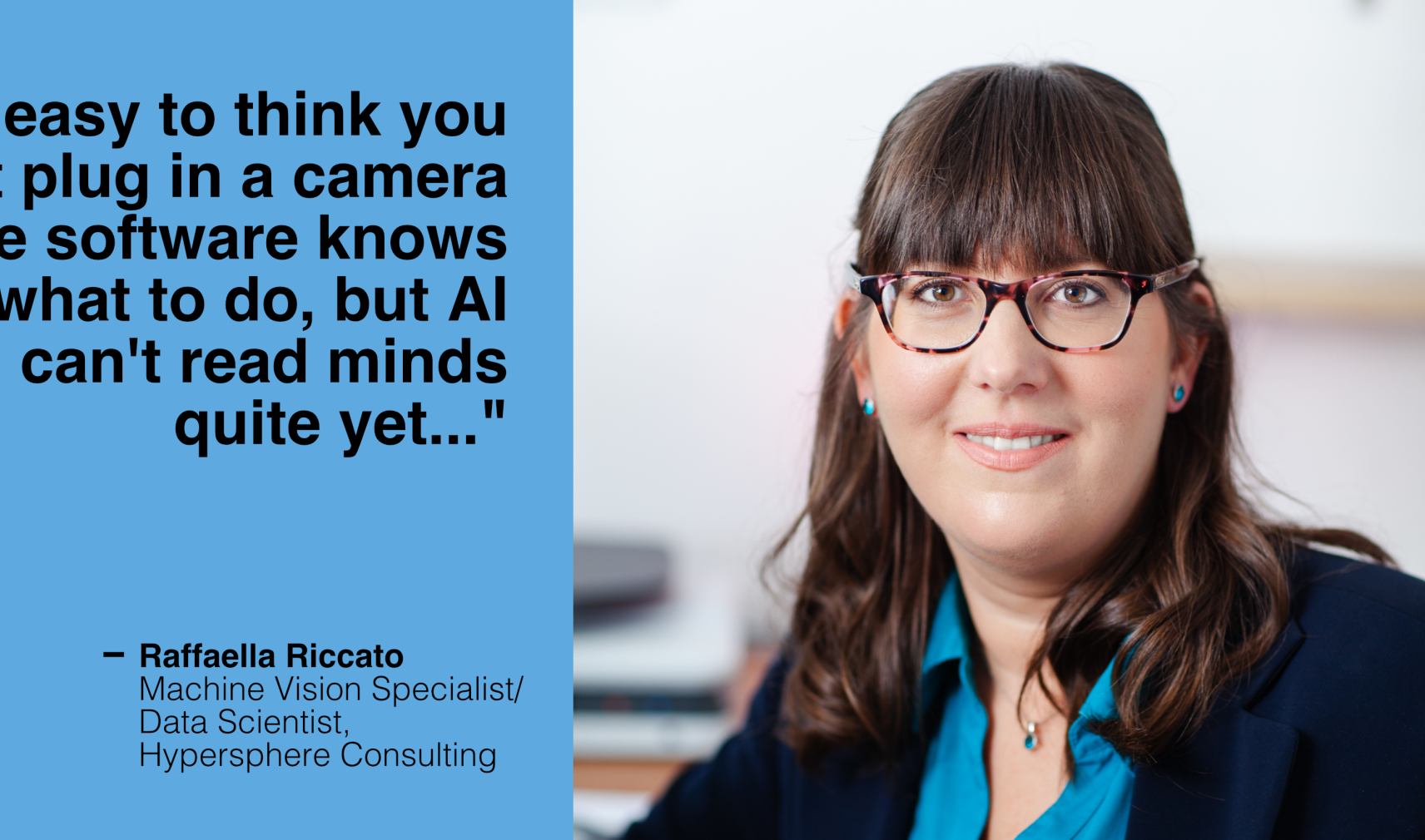 Raffaella Riccato Machine Vision Specialist and Data Scientist