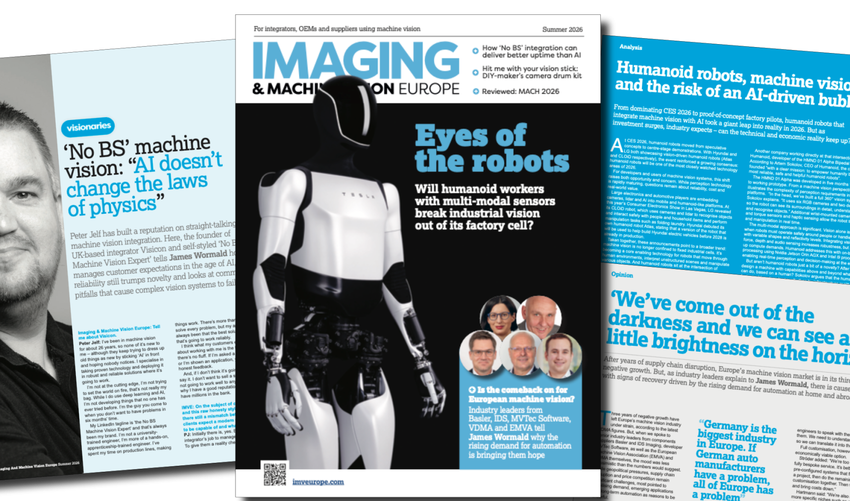 Imaging & Machine Vision Europe Summer 2026 Issue