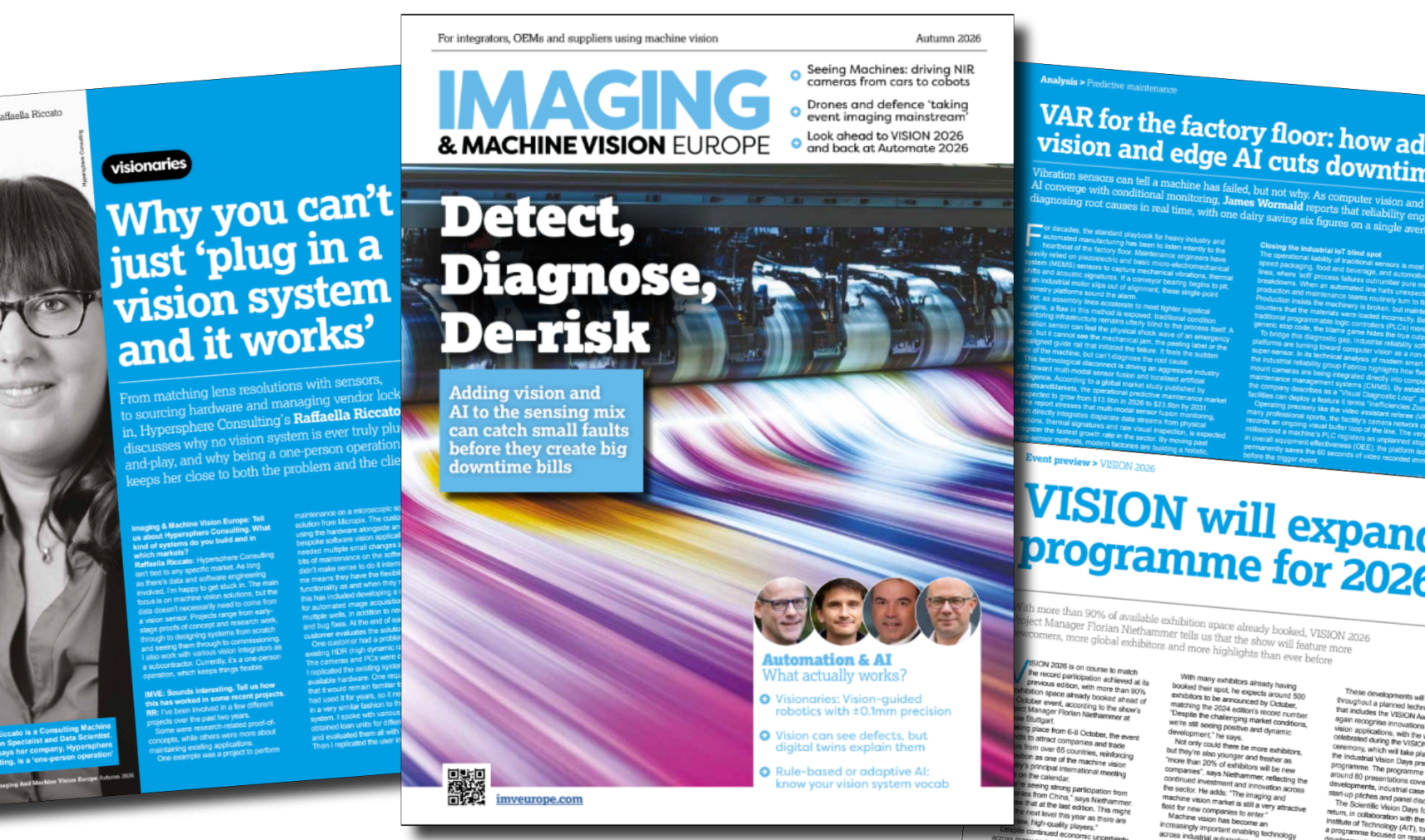 Imaging & Machine Vision Europe: Autumn issue