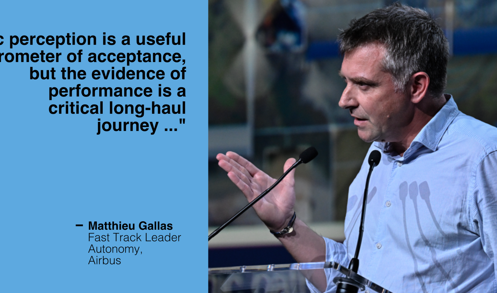 Matthieu Gallas, Fast Track Autonomy Leader, Airbus