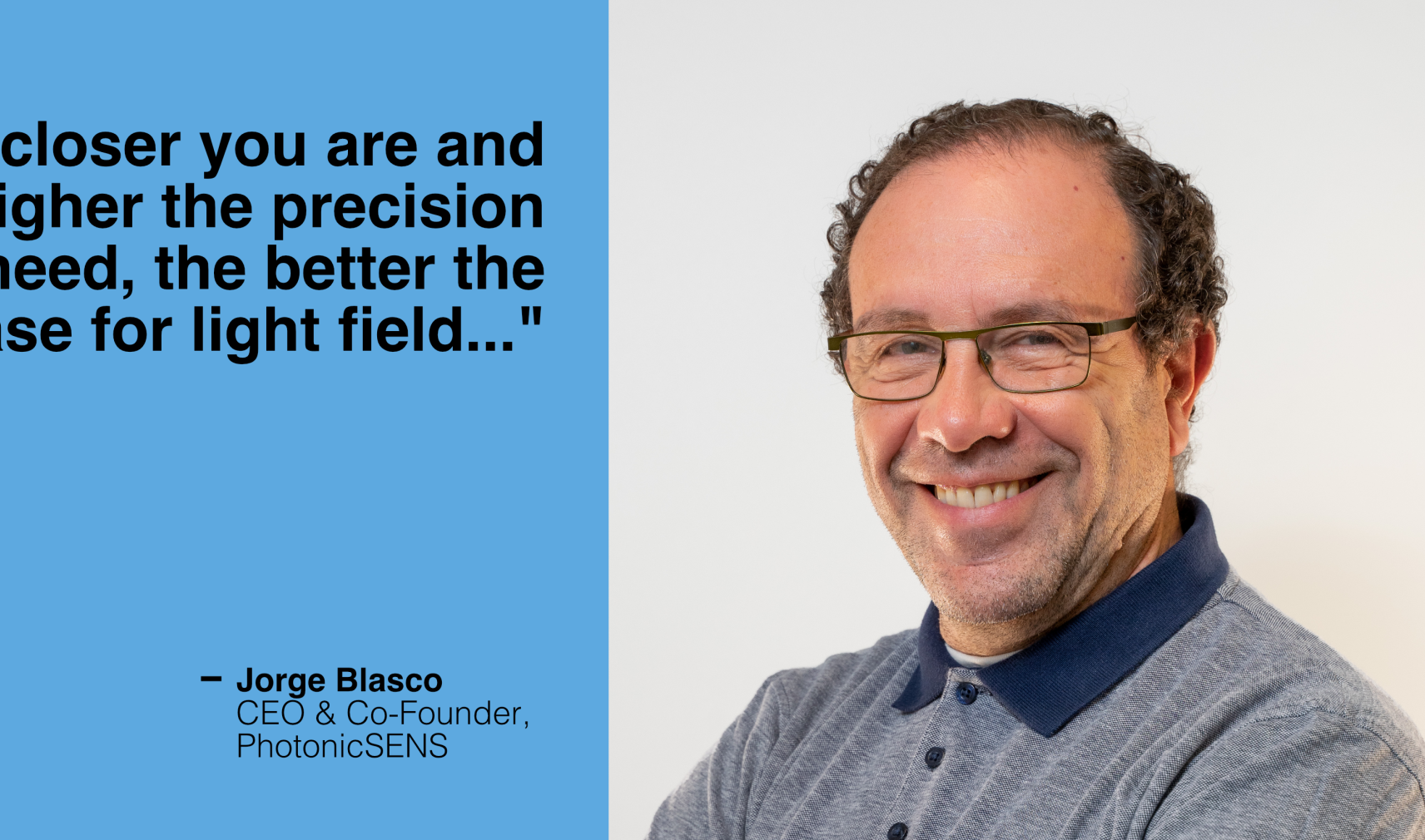 Jorge Blasco, CEO & Co-Founder, PhotonicSENS