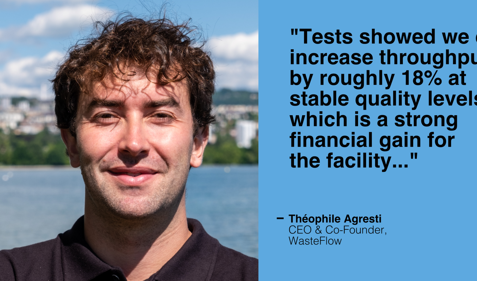 Théophile Agresti, CEO and Co-Founder of WasteFlow