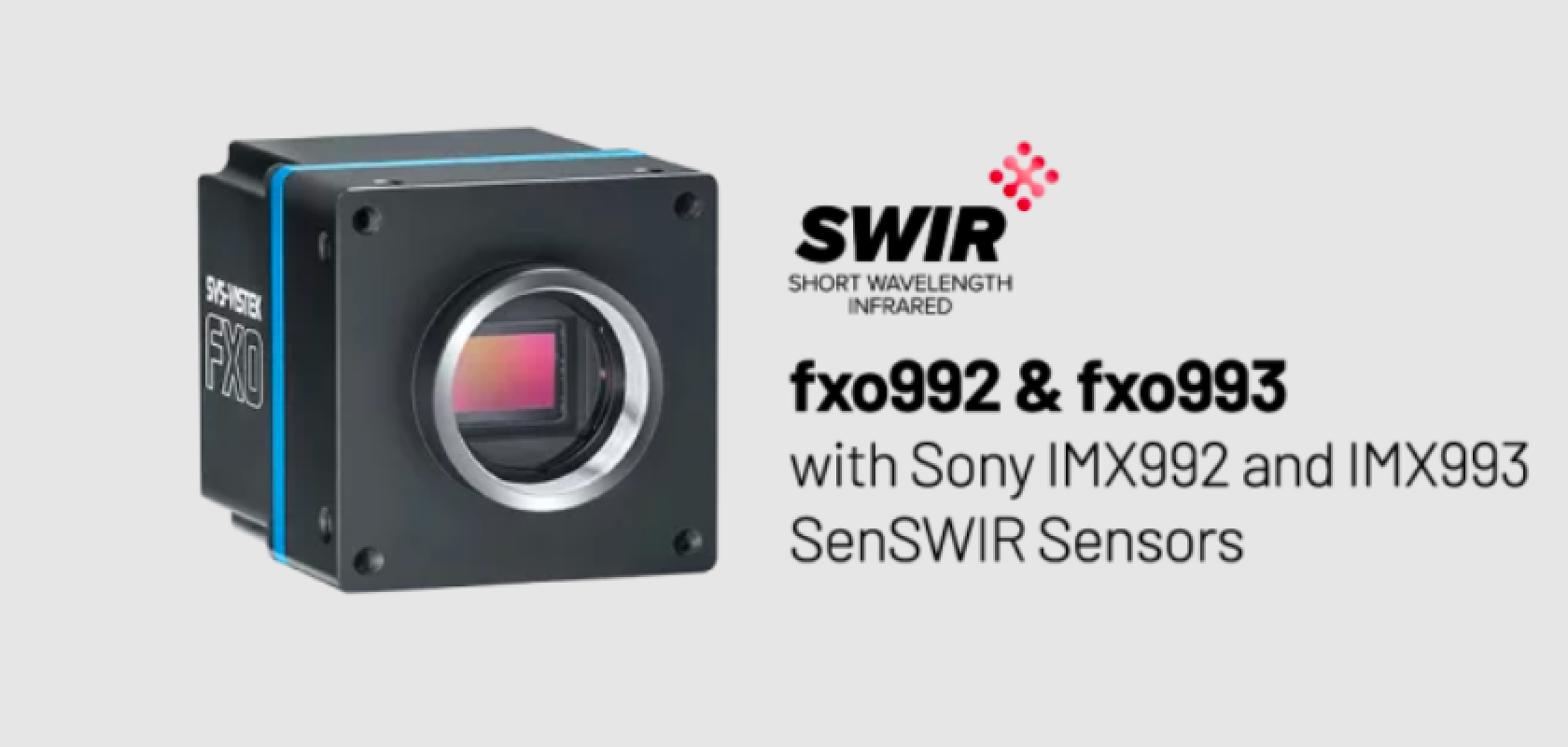 SVS-Vistek claim that the new releases are the fastest high-resolution shortwave infrared cameras currently available on the market (Image: SVS-Vistek)