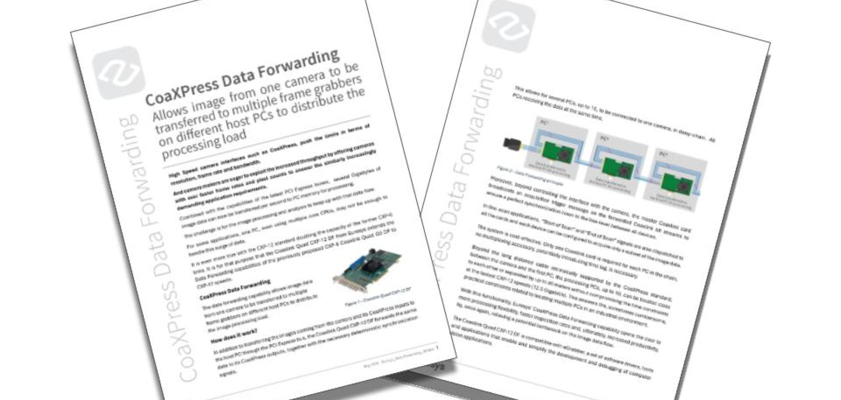 CoaXPress Data Forwarding: A White Paper from Euresys