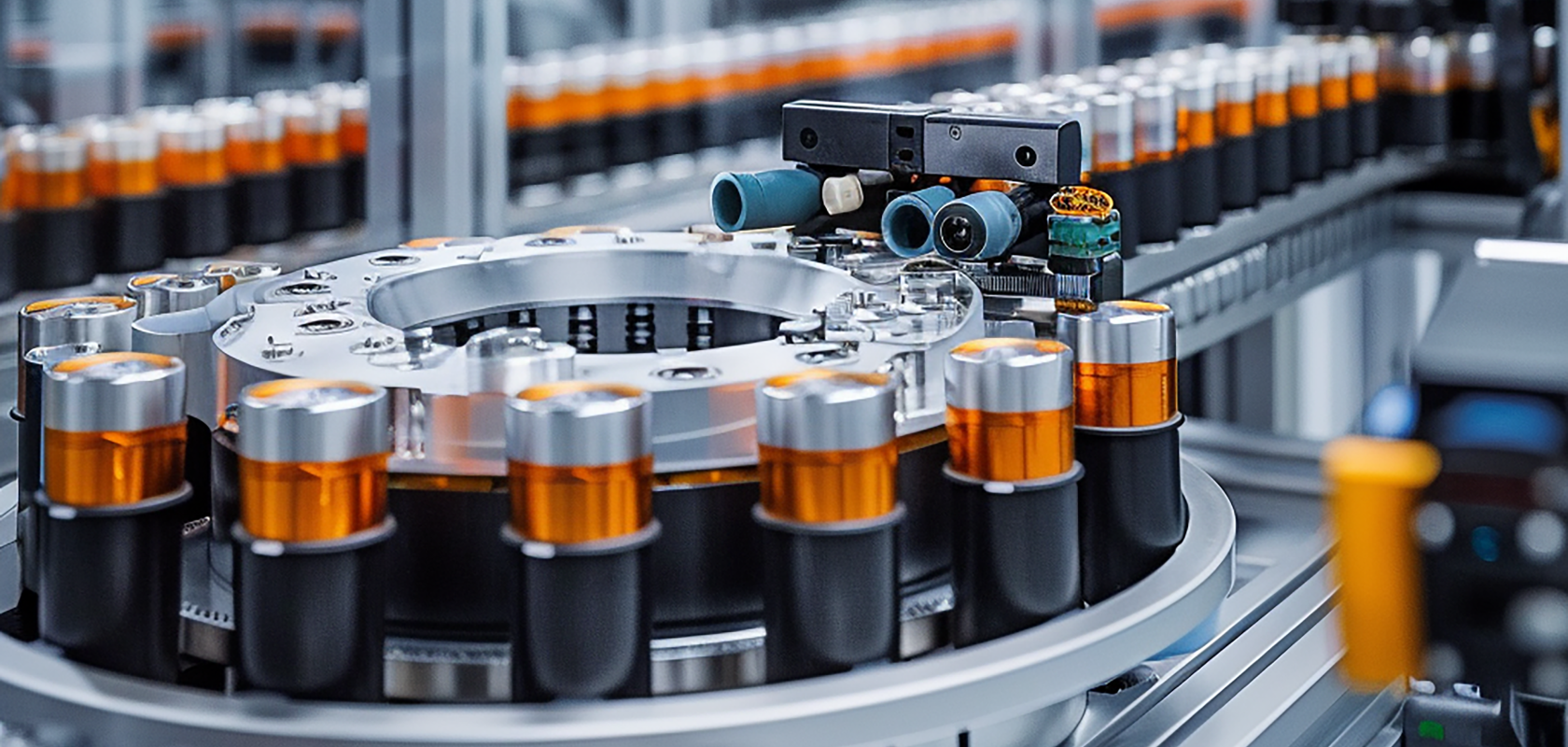 Exemplary illustration of automated battery inspection