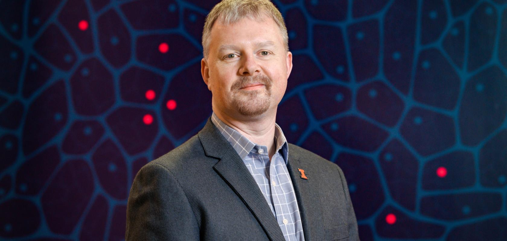 Andrew Leakey, professor of plant biology and crop sciences at the University of Illinois and director of CABBI
