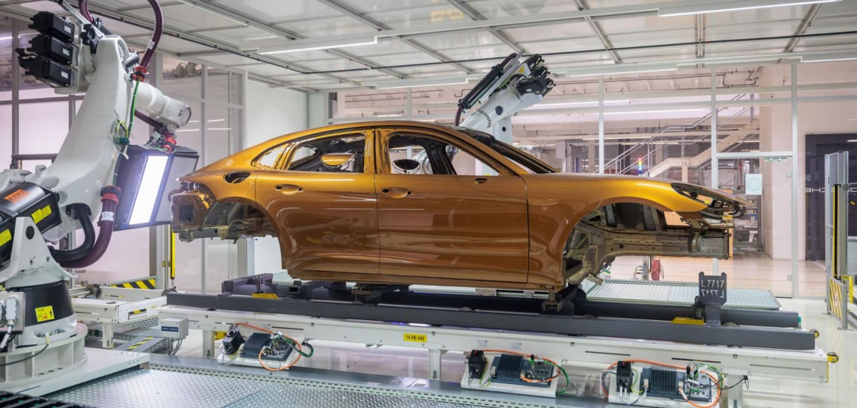 Porsche paint shop