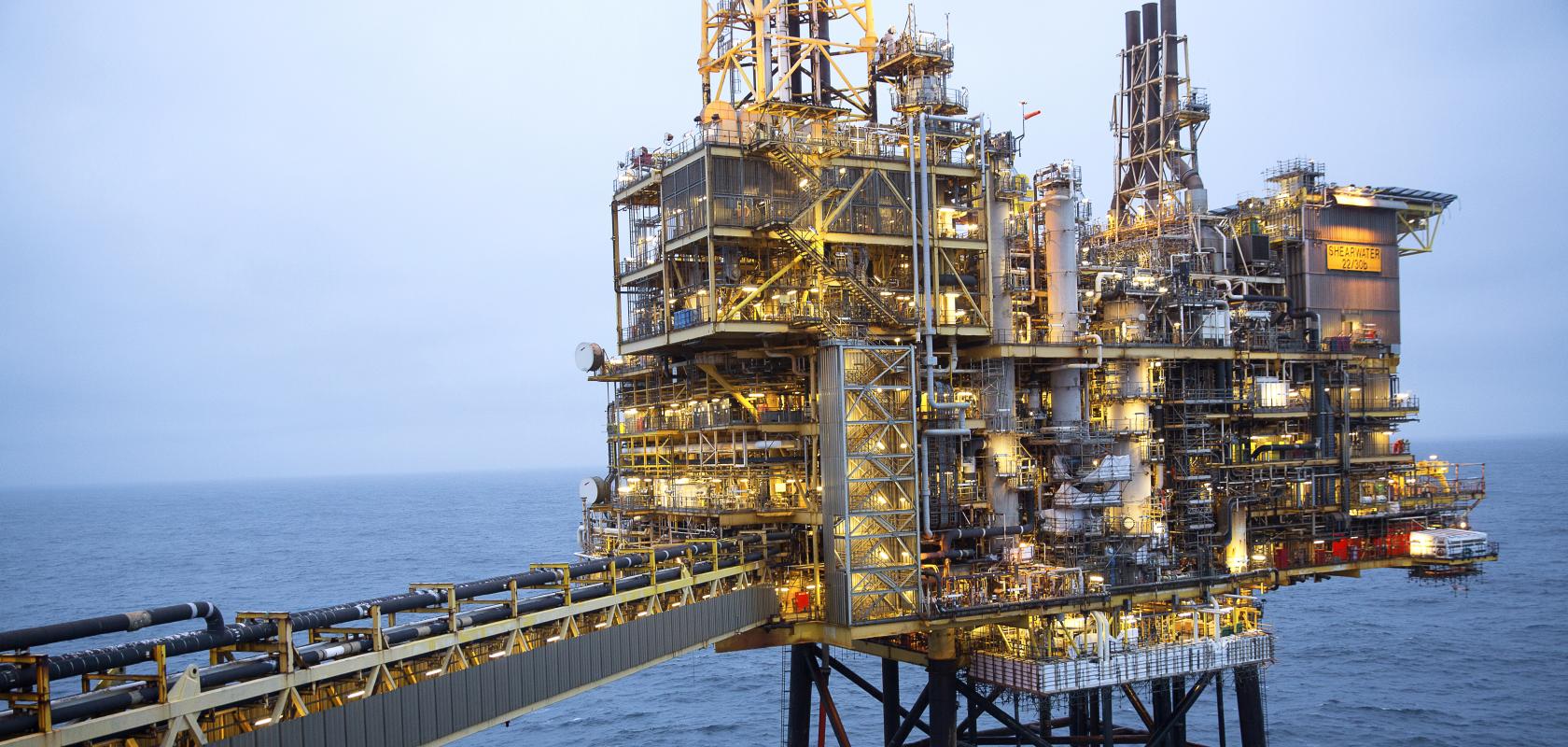 Shell’s North Sea offshore platform